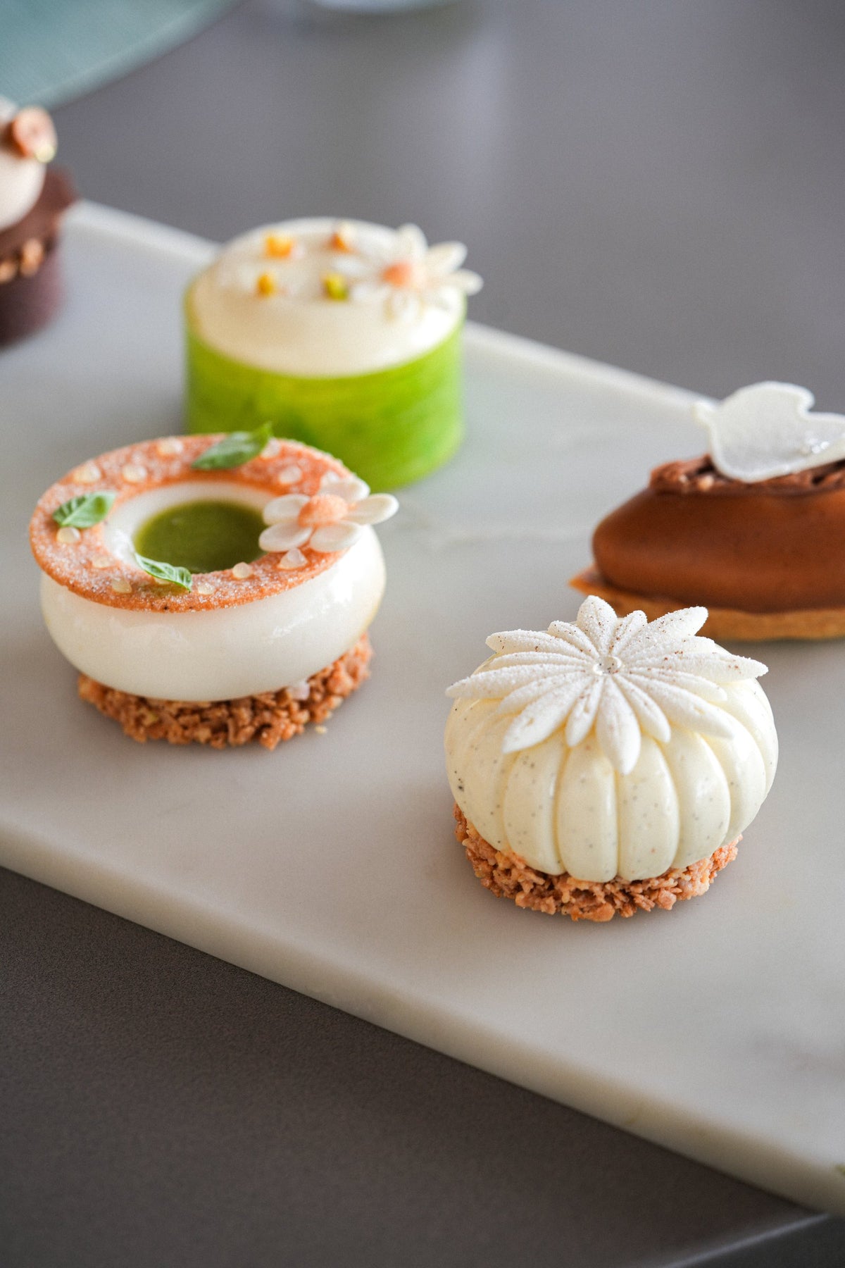 Pastries at La Chevre d'Or