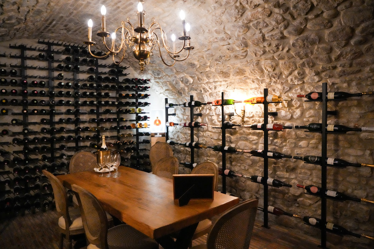 Wine cellar at Le Saint-Paul