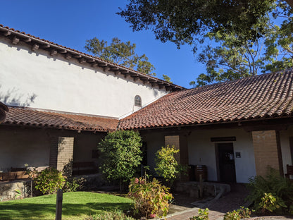 Mission courtyard, San Luis Obispo